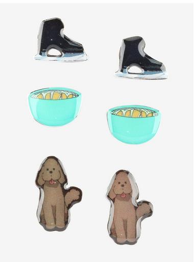 Yuri!!! On Ice Symbols Earring Set | Hot Topic