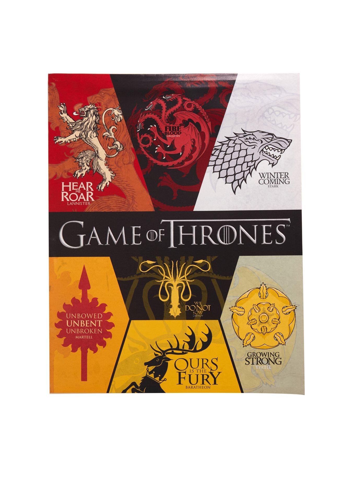 Game Of Thrones House Sigils Canvas Wall Art, , hi-res