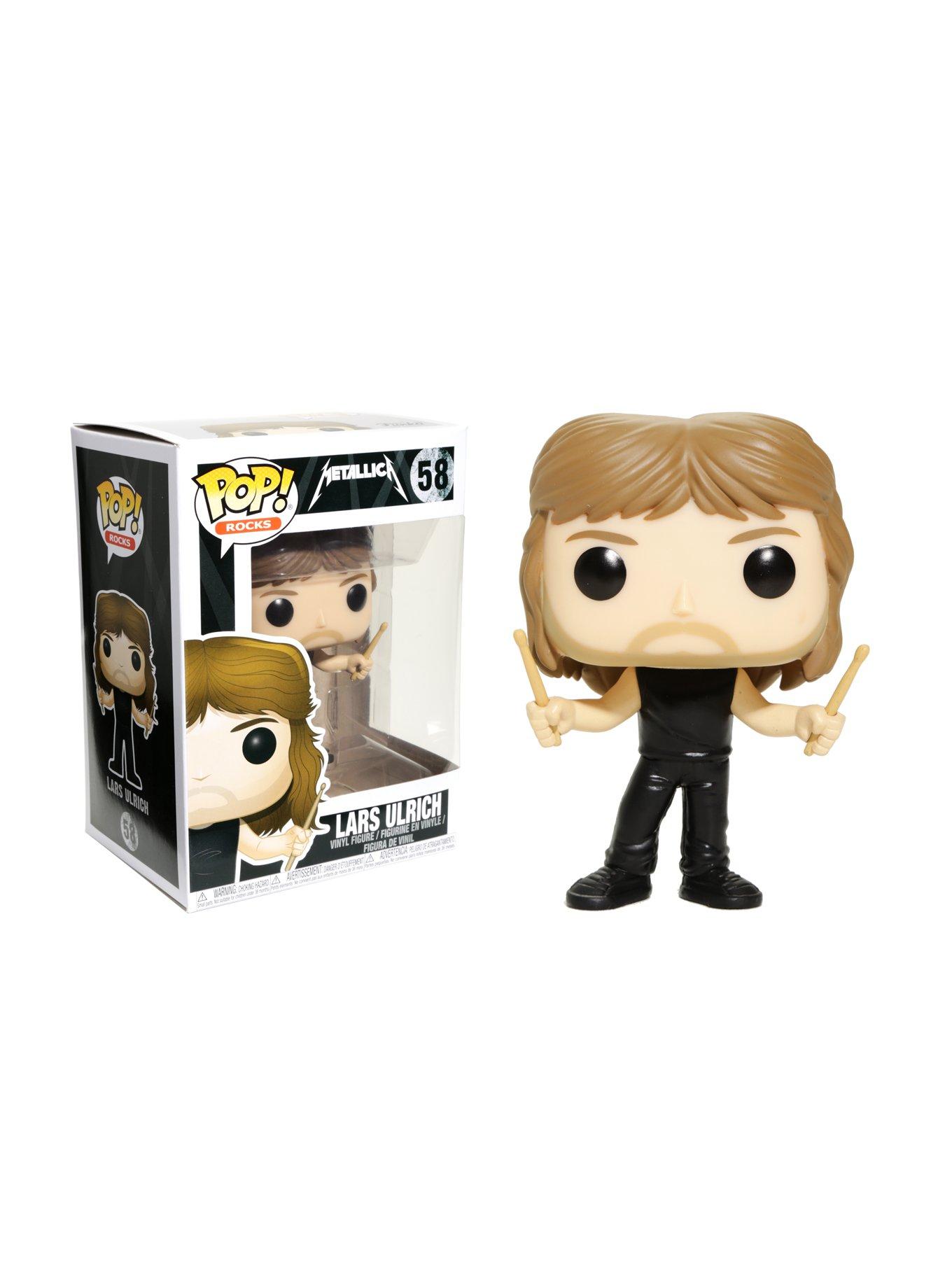 Lars Ulrich Signed Metallica Lars Ulrich #58 Funko Pop! Vinyl