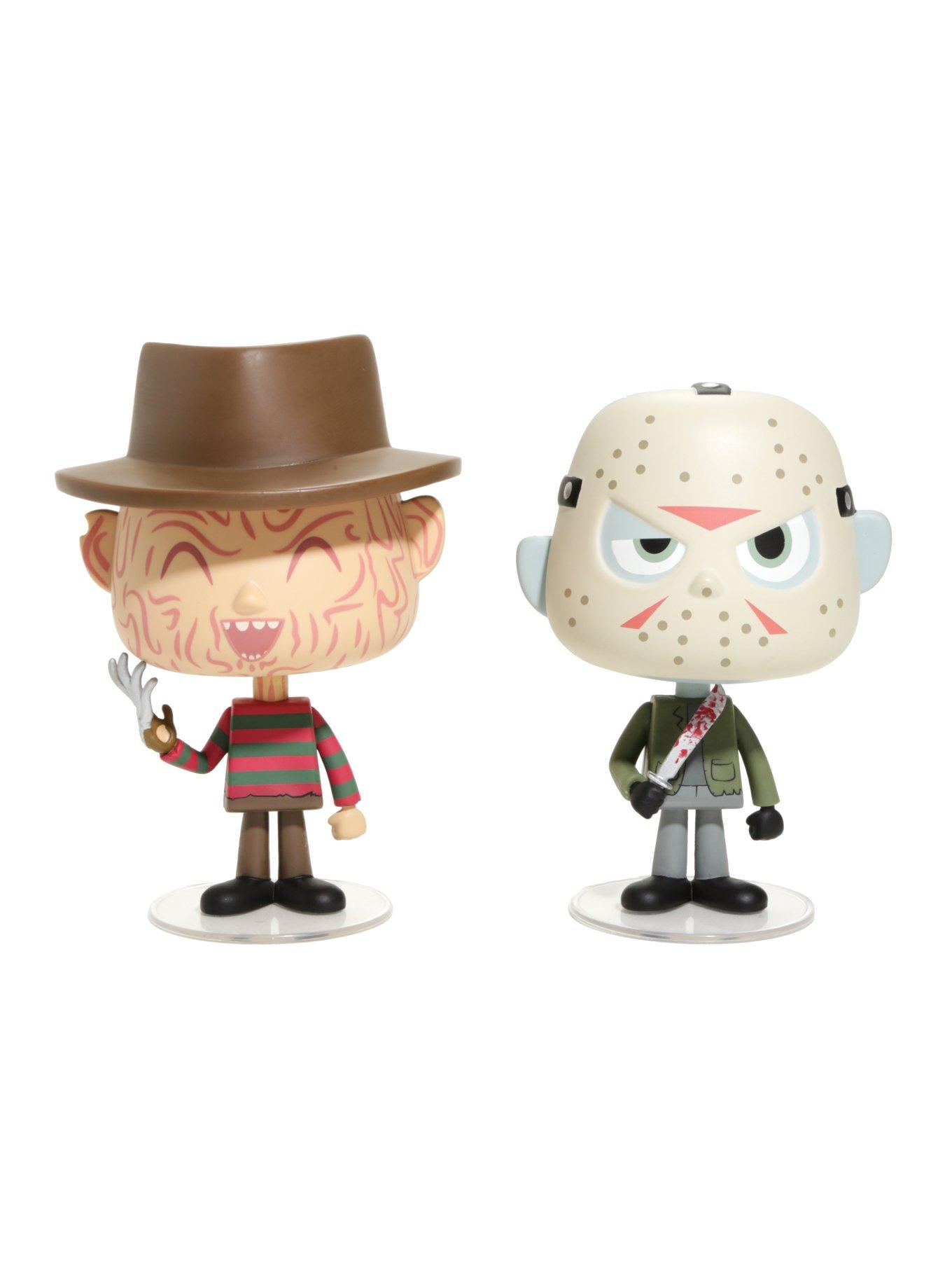 Funko A Nightmare On Elm Street Friday The 13th Vynl. Freddy Krueger & Jason Voorhees Vinyl Figures, , hi-res