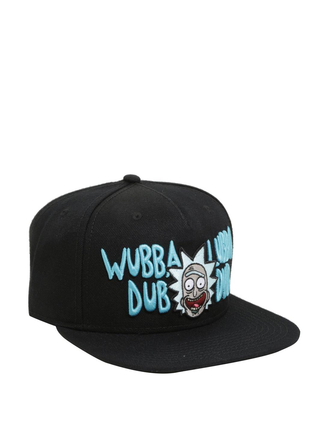 Rick And Morty Wubba Lubba Dub Dub Snapback Hat, , hi-res