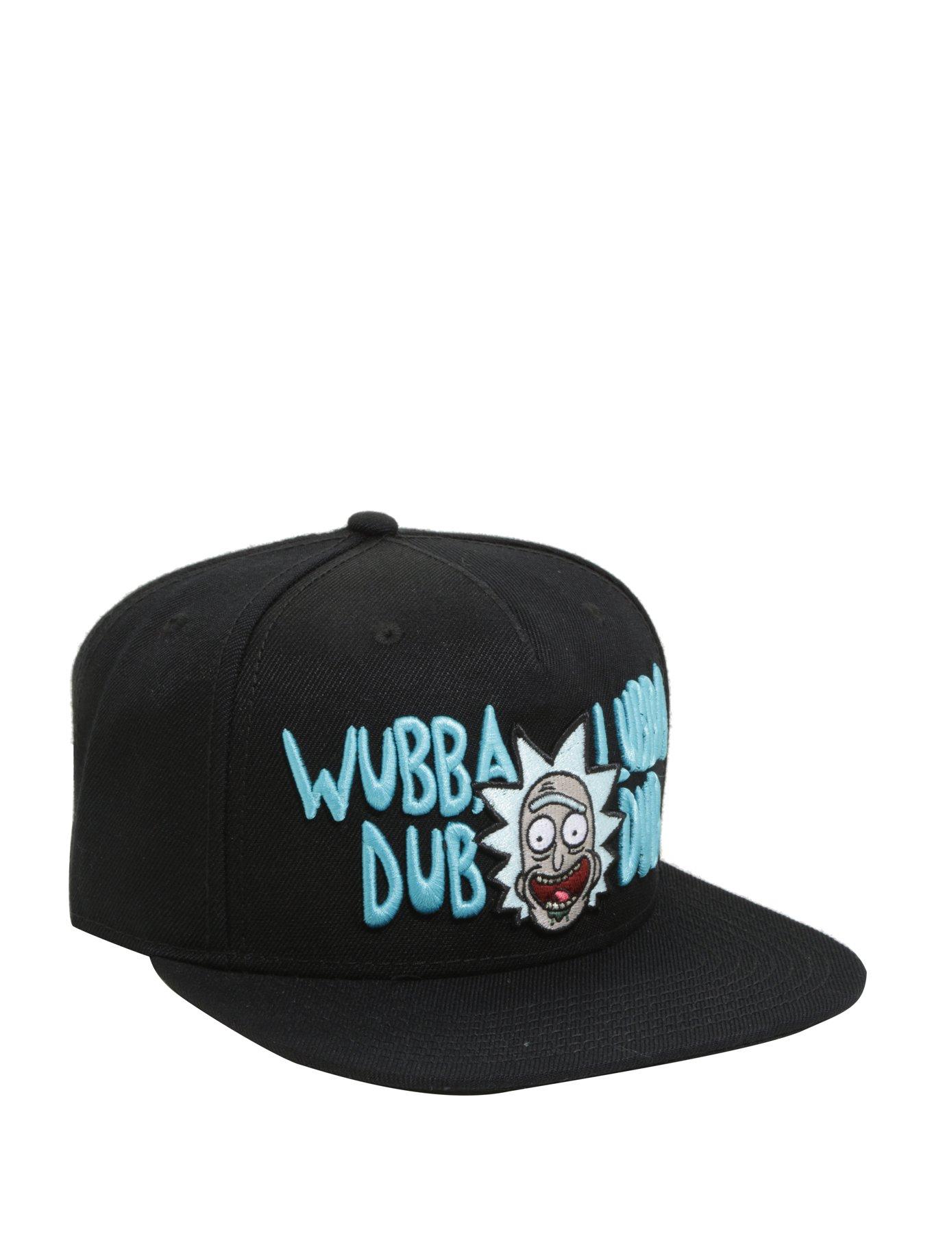 Rick And Morty Wubba Lubba Dub Dub Snapback Hat, , hi-res
