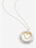Disney Mickey Mouse Never Stop Dreaming Circle Necklace, , hi-res