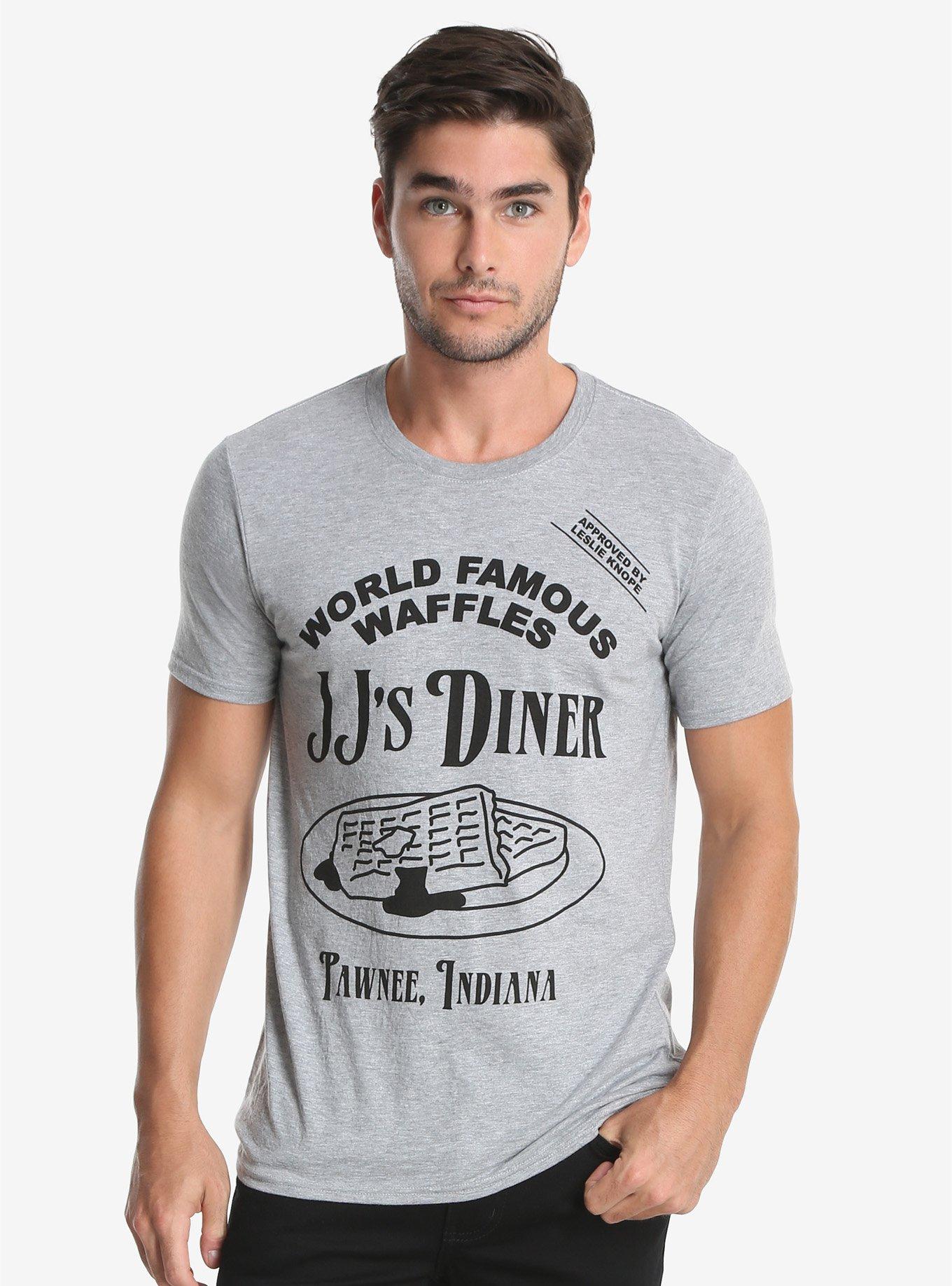 Parks And Recreation JJ's Diner T-Shirt, GREY, hi-res