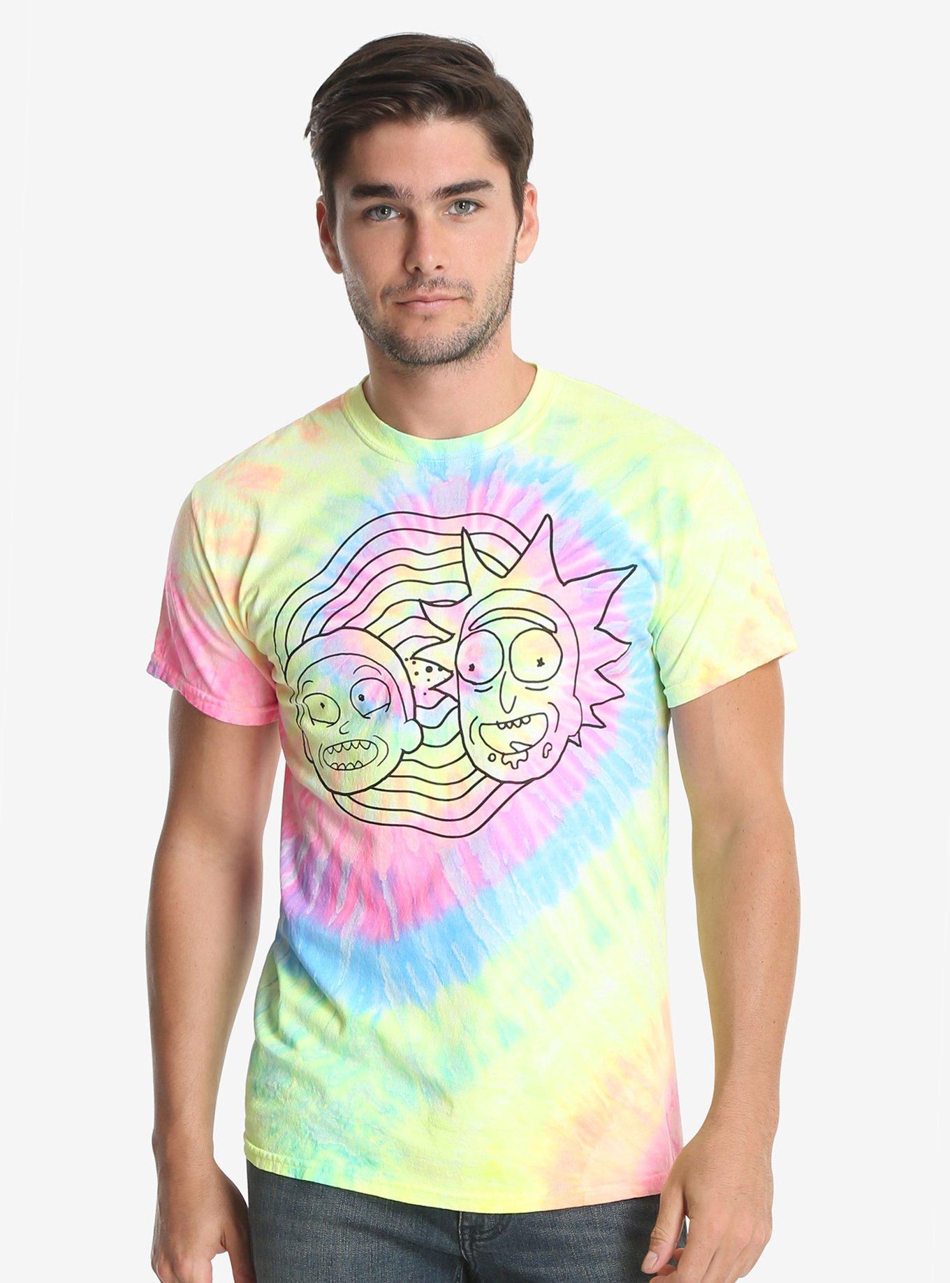 Rick And Morty Tie Dye T-Shirt, TIE DYE, hi-res