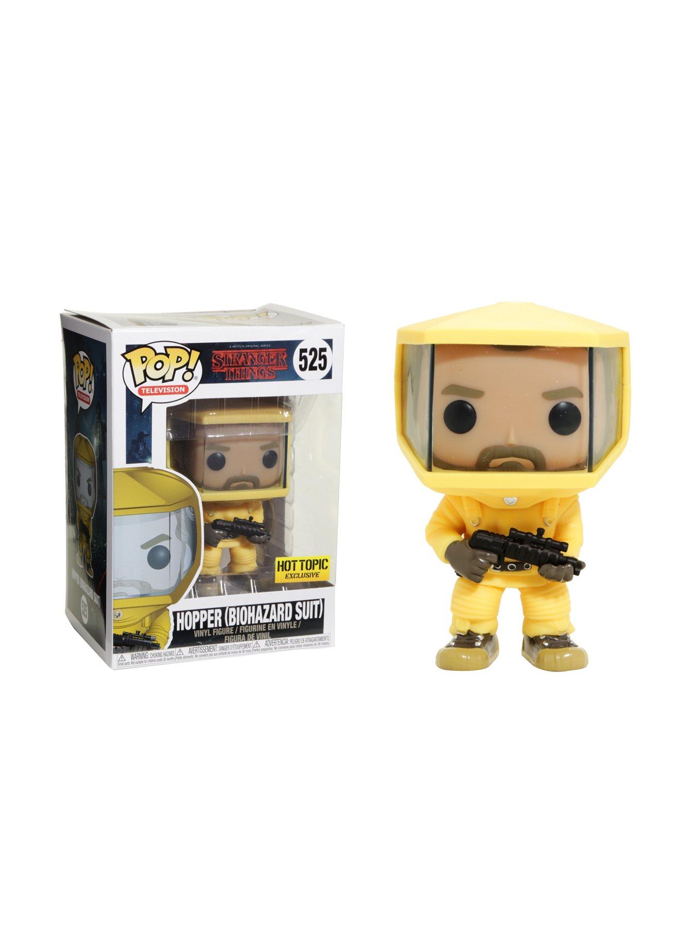 Funko Stranger Things Pop! Television Hopper (Biohazard Suit) Vinyl Figure Hot Topic Exclusive, , hi-res