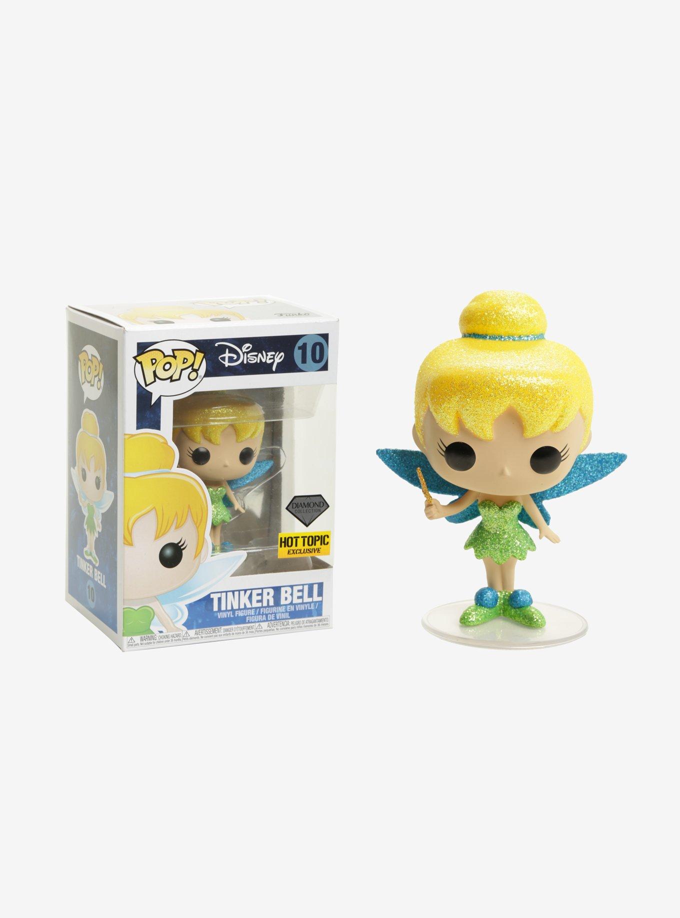 Funko Disney Diamond Collection Peter Pan Pop! Tinker Bell Vinyl Figure Hot Topic Exclusive, , hi-res