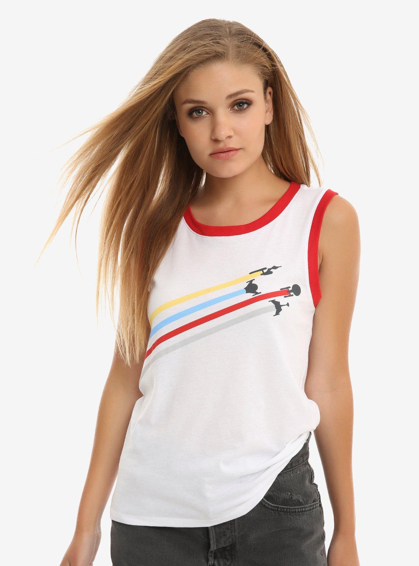 Star Trek Ships Tank Top, WHITE, hi-res