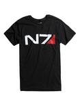 Mass Effect N7 Logo T-Shirt, BLACK, hi-res