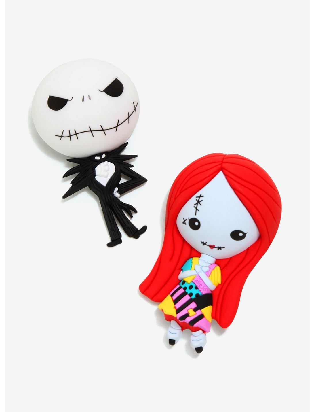 The Nightmare Before Christmas Jack And Sally 3D Magnets, , hi-res