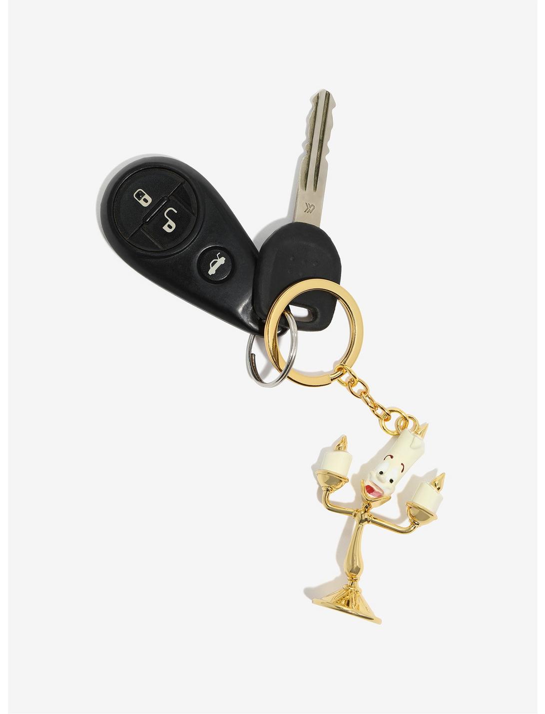 Disney Beauty And The Beast Lumiere Figural Metal Key Chain, , hi-res