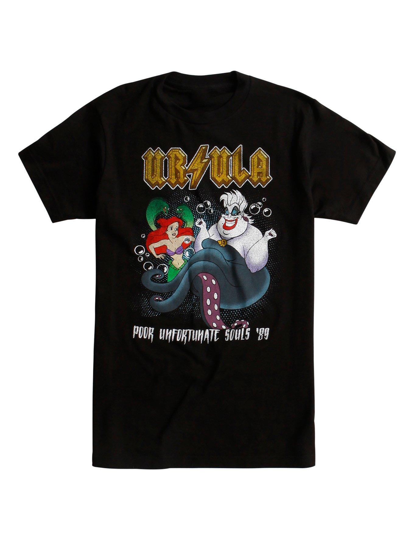 Disney The Little Mermaid Ursula Metal T-Shirt, BLACK, hi-res