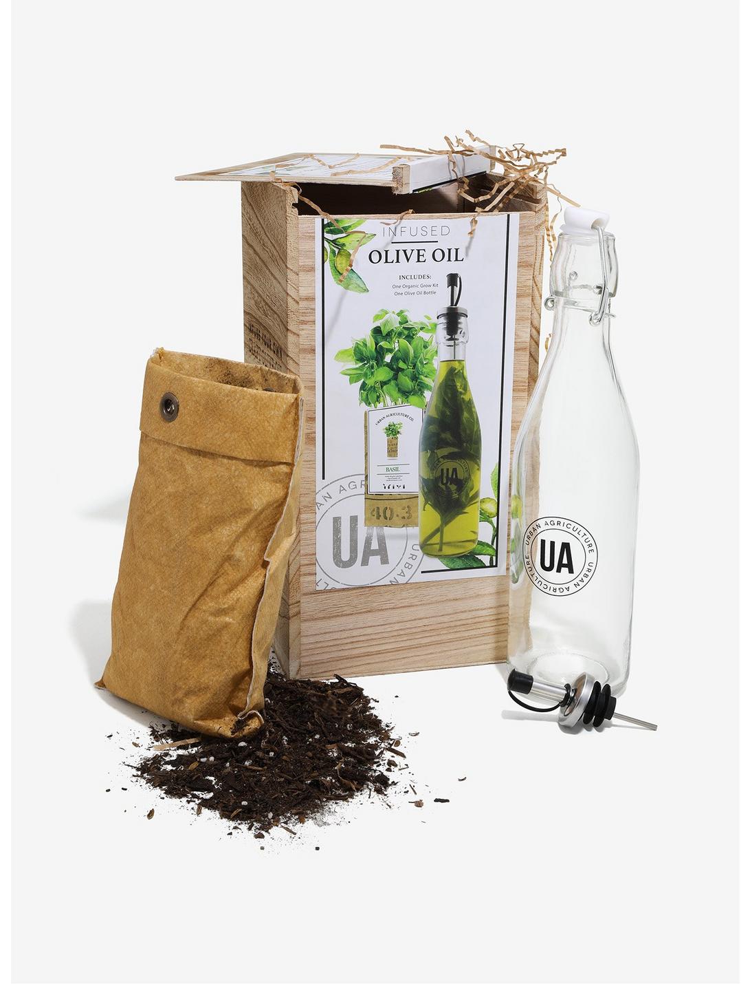 Urban Agriculture Basil Infused Olive Oil Kit, , hi-res