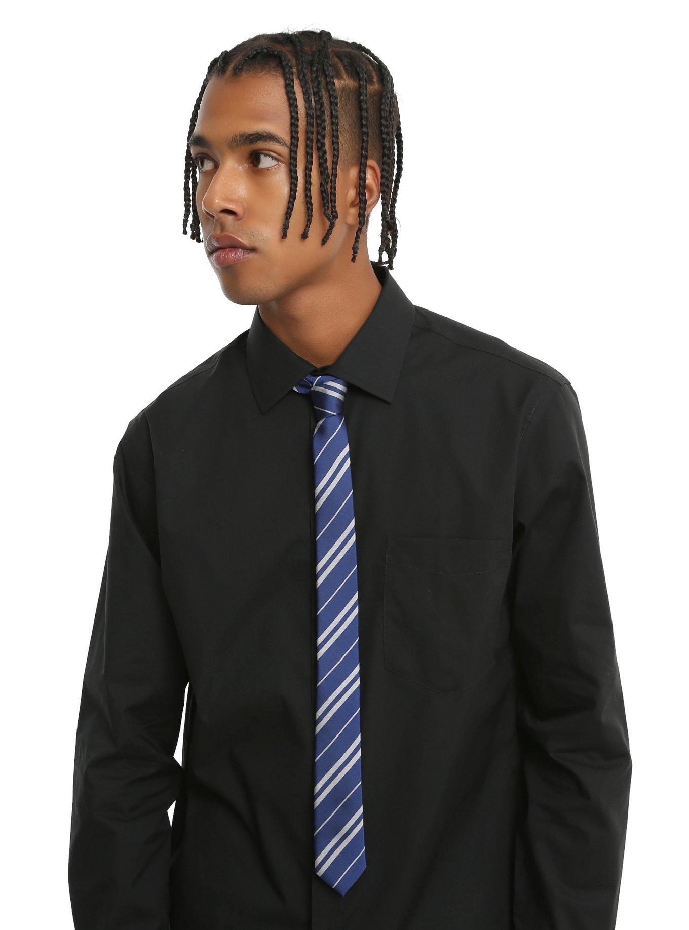 Harry Potter Ravenclaw Striped Skinny Tie, , hi-res