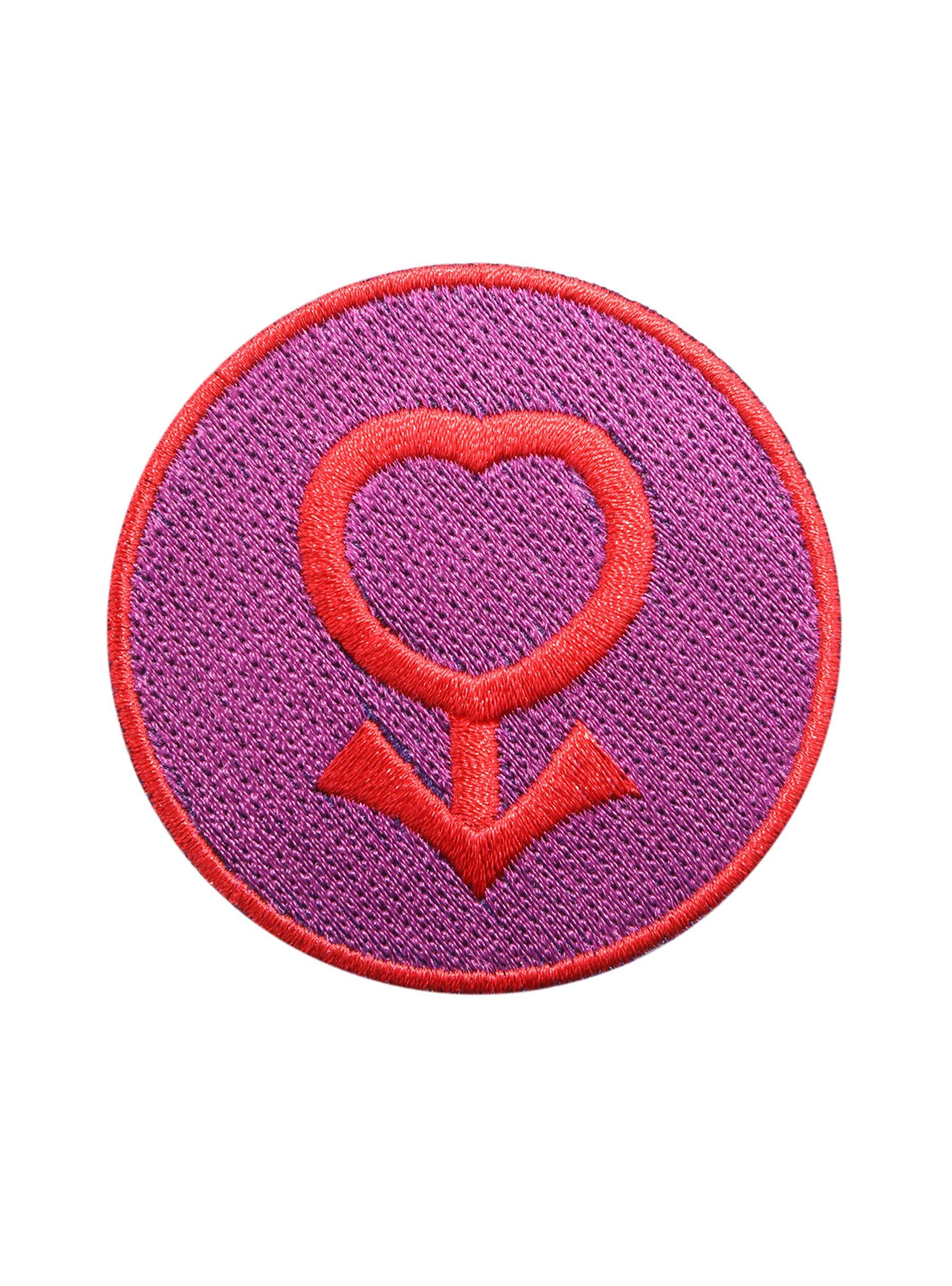 Sailor Moon Sailor Mars Planetary Symbol Iron-On Patch, , hi-res