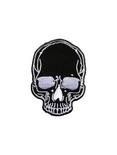Black Velvet Skull Iron-On Patch, , hi-res