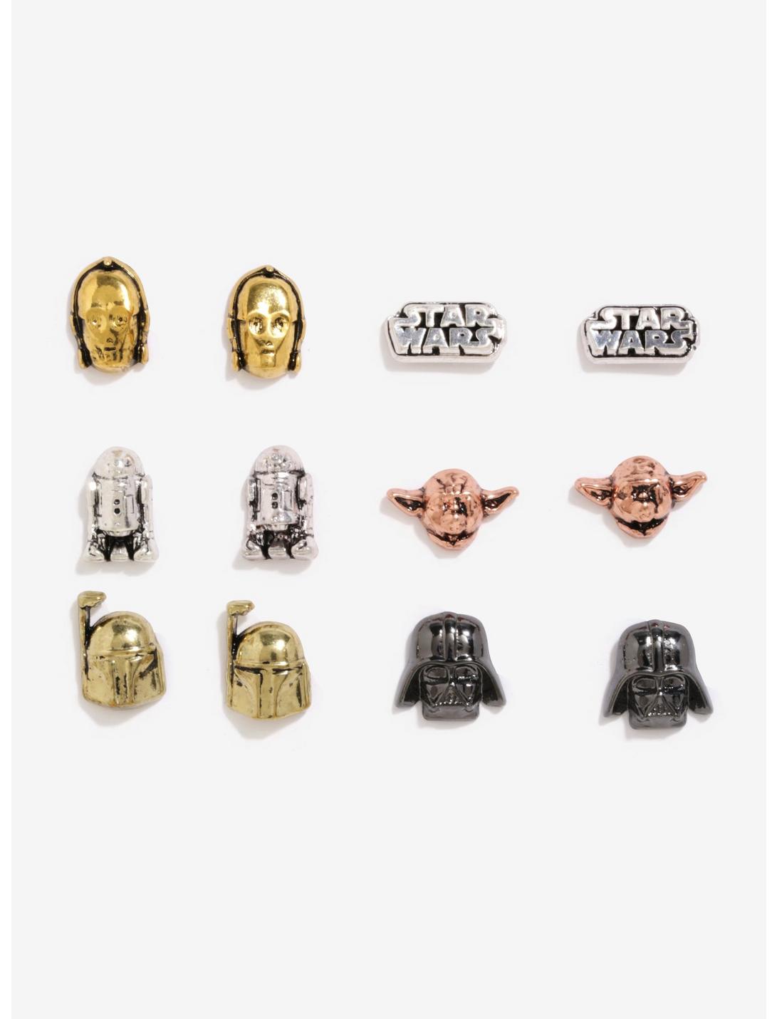 Star Wars Character Earrings 6 Pair, , hi-res