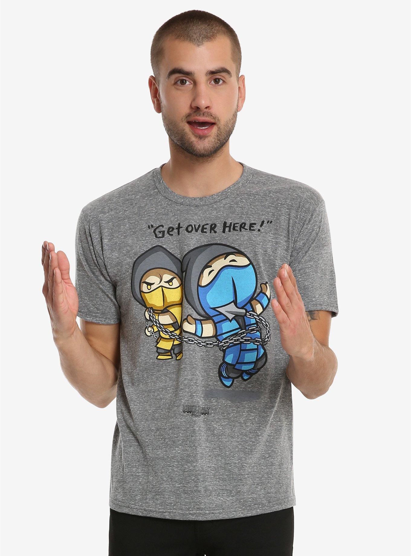 Mortal Kombat Cute T-Shirt, GREY, hi-res