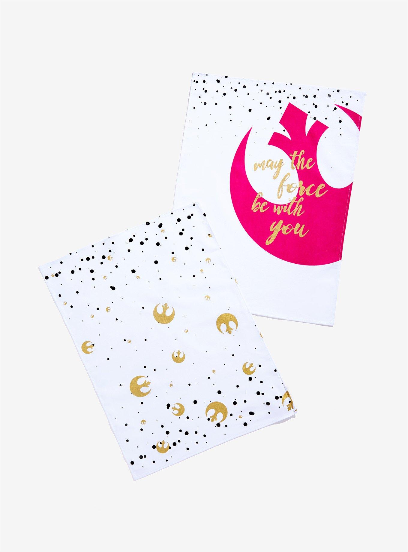 Star Wars Pink Rebel Dish Towel Set, , hi-res