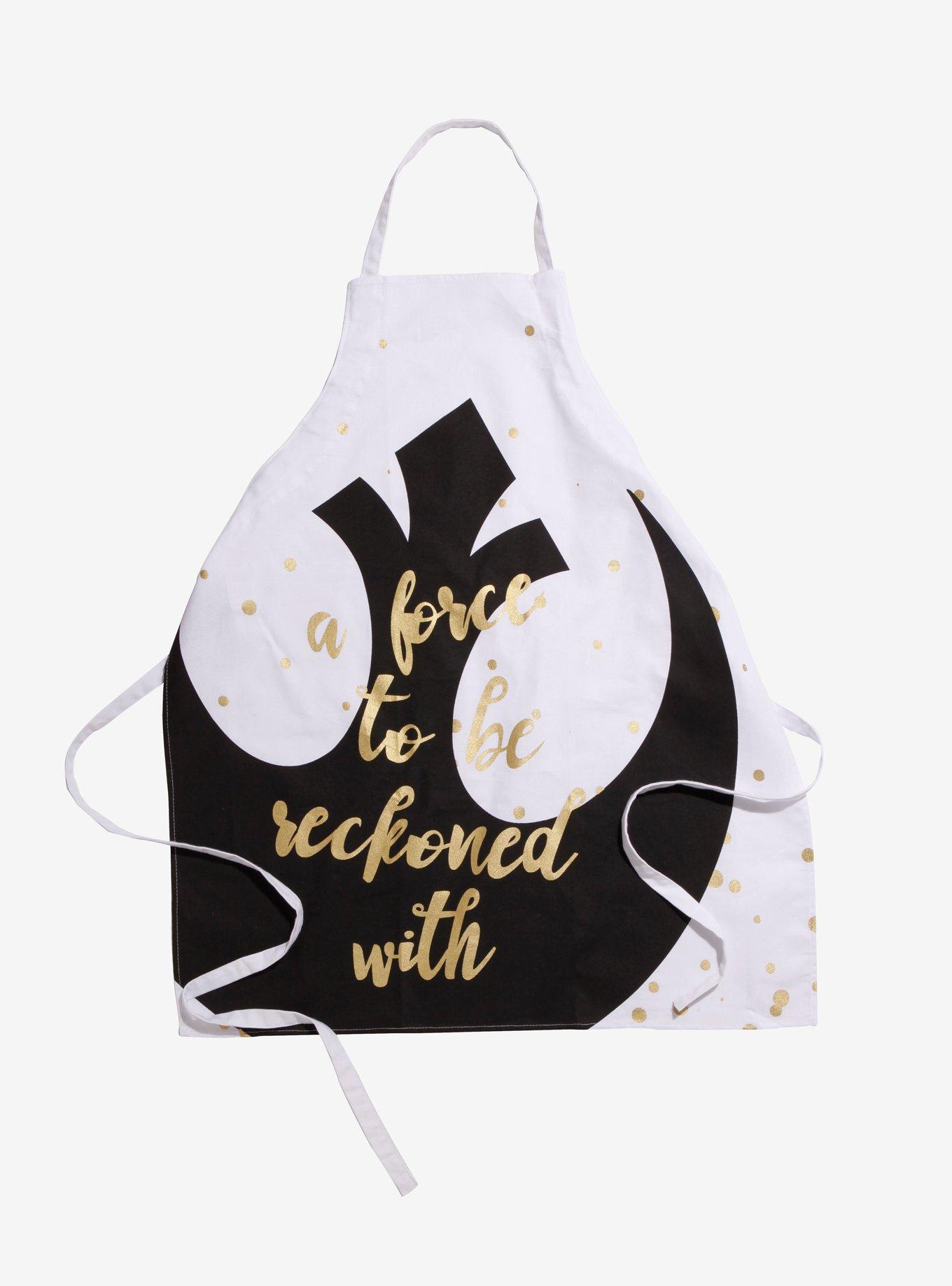 Star Wars Black & Gold Rebel Apron, , hi-res