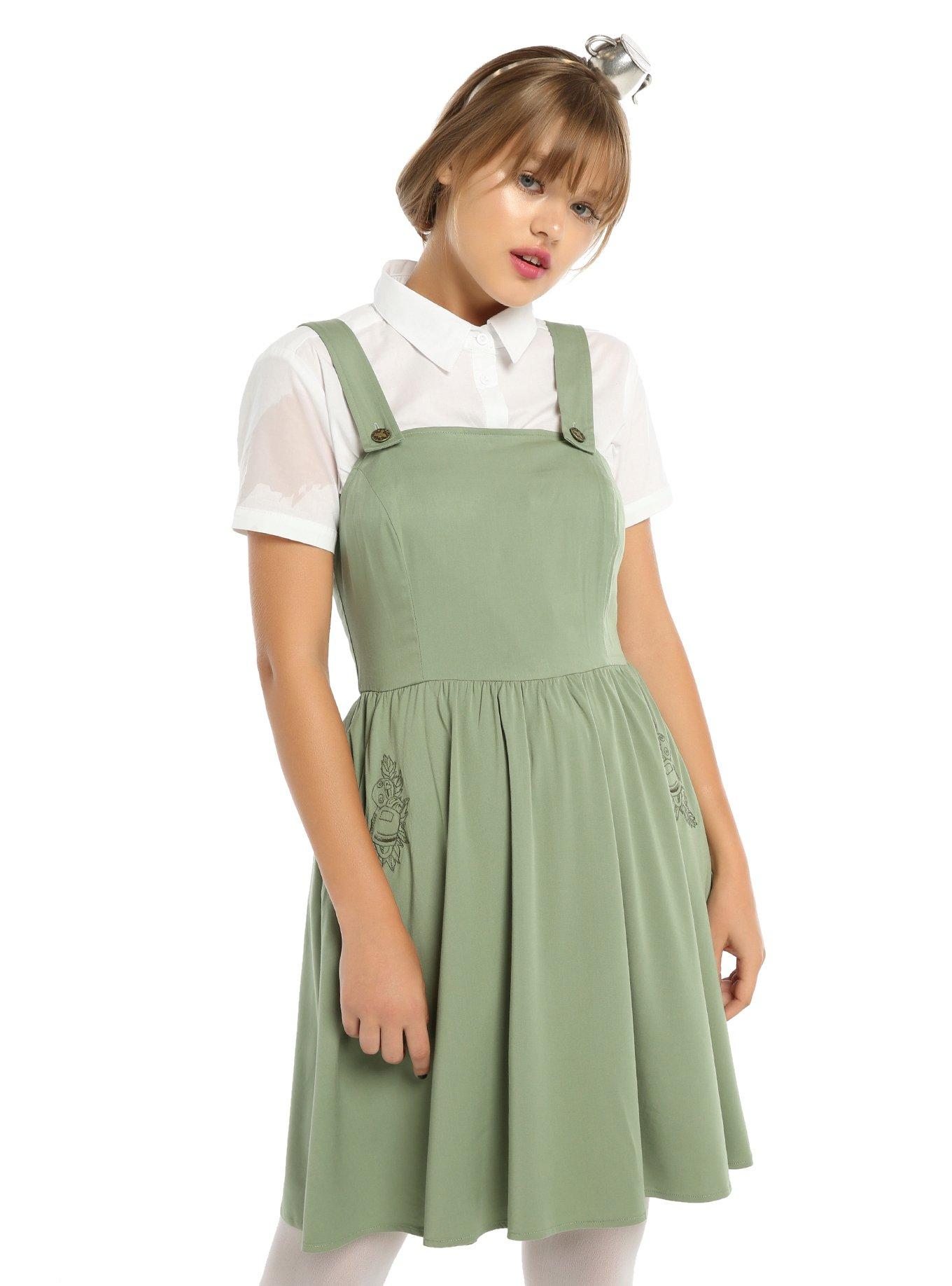 Over The Garden Wall Greg Olive Jumper Dress