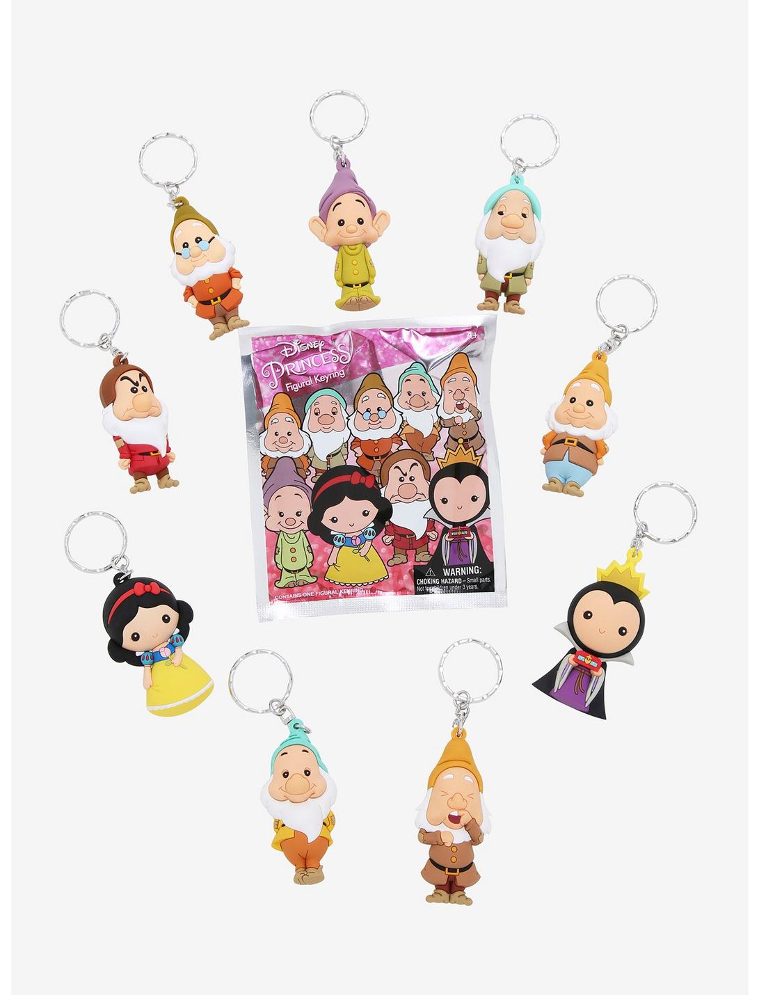 Disney Snow White And The Seven Dwarfs Blind Bag Figural Key Chain, , hi-res