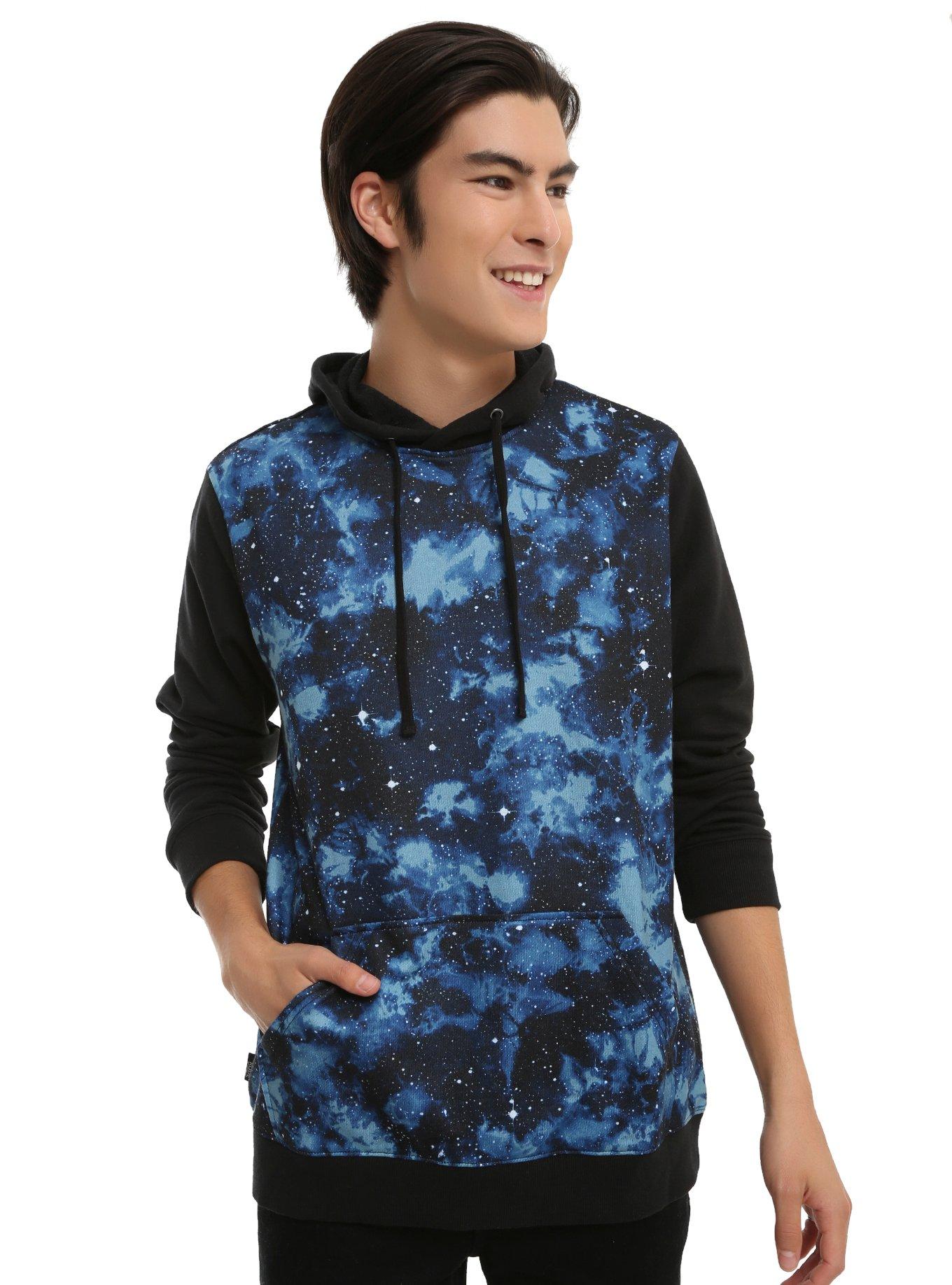 XXX RUDE Blue Galaxy Hoodie, , hi-res