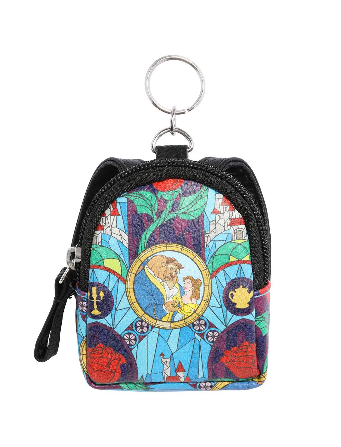 Disney Beauty And The Beast Mini Backpack Key Chain, , hi-res