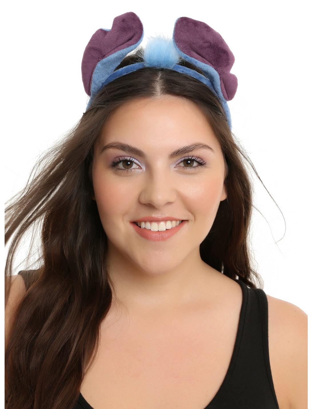 Loungefly Disney Lilo & Stitch Plush Stitch Ear Headband, , hi-res