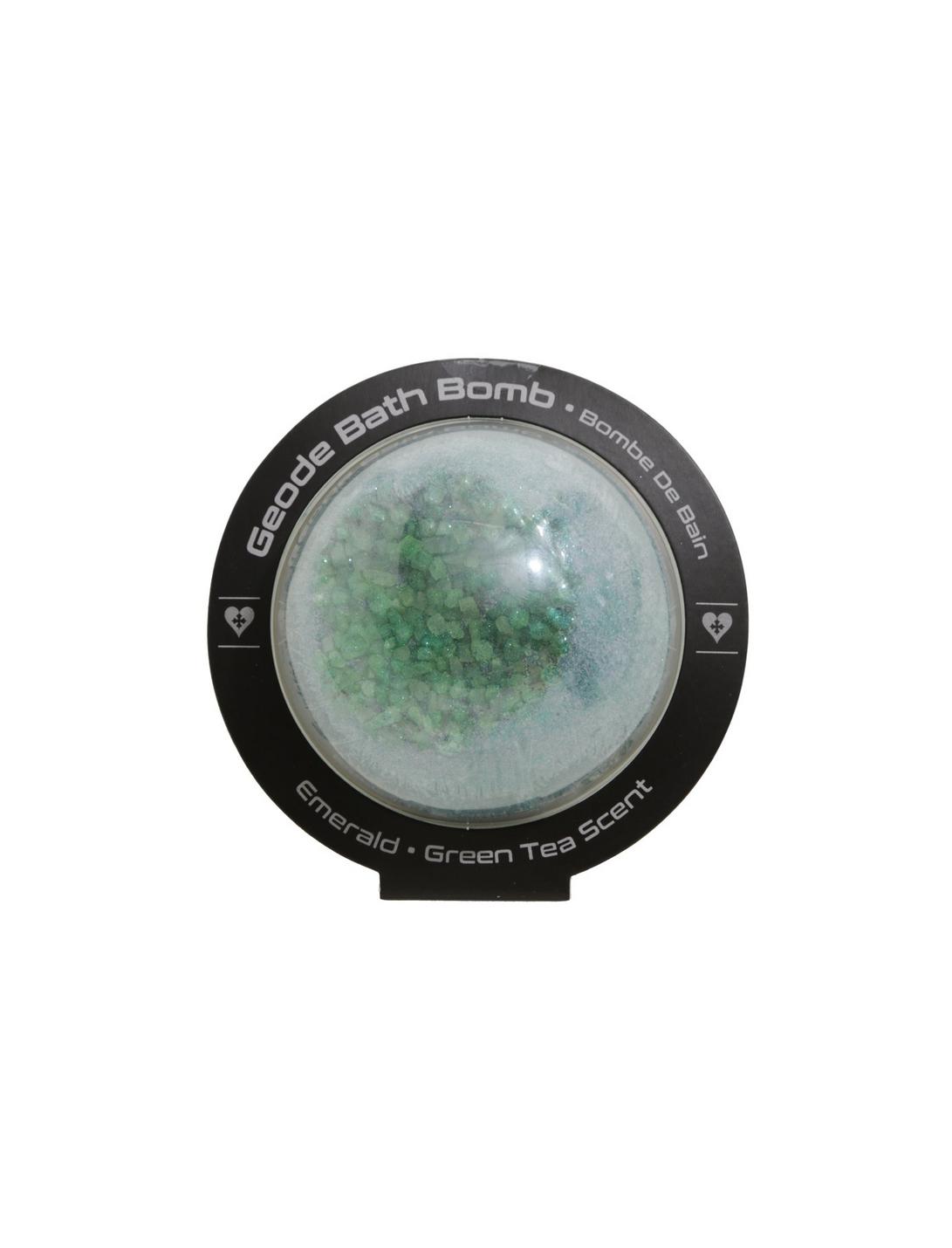 Blackheart Beauty Emerald Geode Bath Bomb, , hi-res
