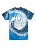 State Champs Mountain Logo Tie Dye T-Shirt, BLUE, hi-res