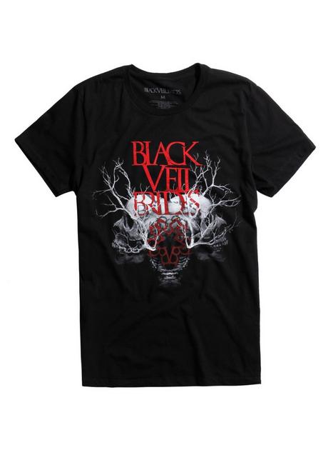 Black Veil Brides Double Skull T-Shirt | Hot Topic