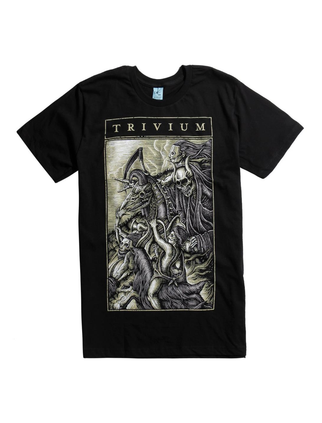 Trivium Four Horsemen T-Shirt, BLACK, hi-res