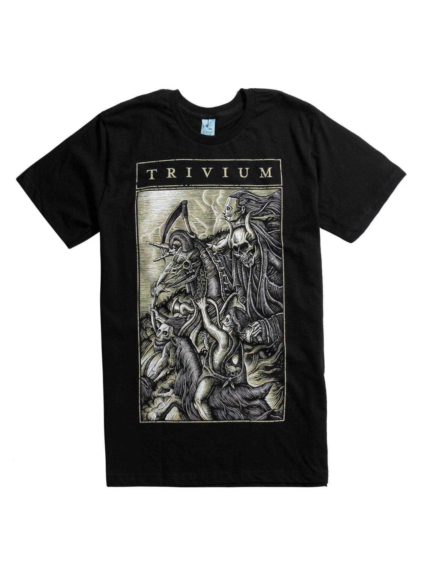 Trivium Four Horsemen T-Shirt, BLACK, hi-res