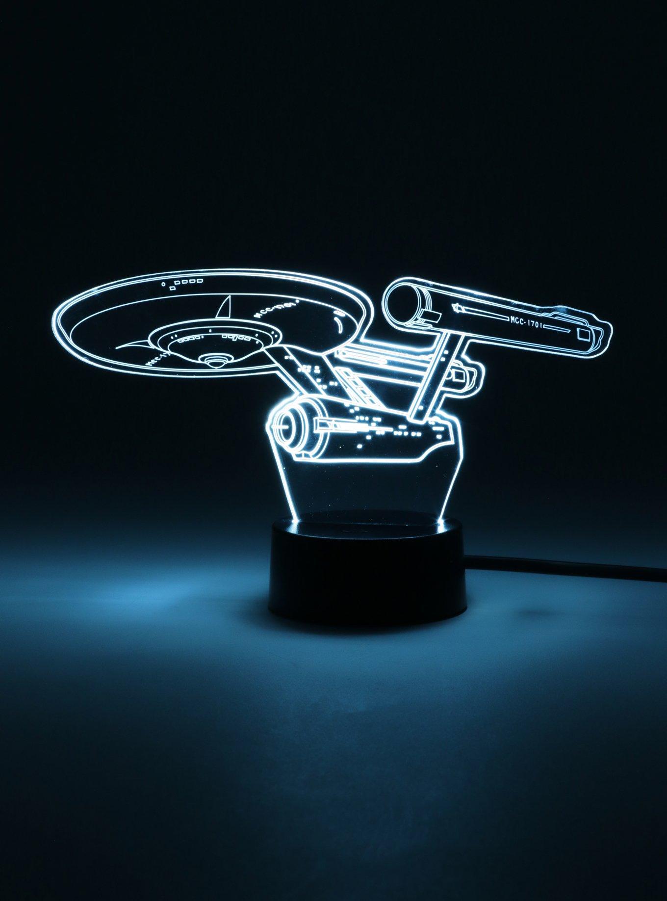 Star Trek U.S.S. Enterprise LED Lamp, , hi-res