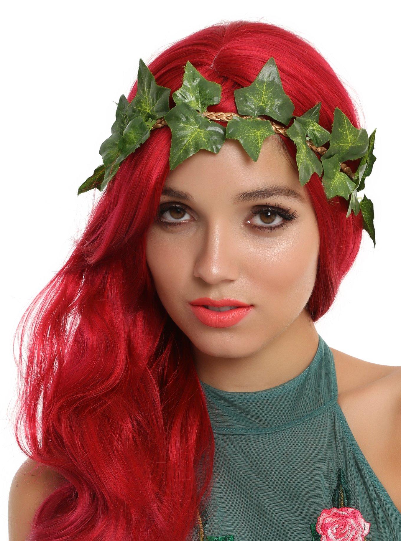 DC Comics Poison Ivy Leaf Crown Headband, , hi-res