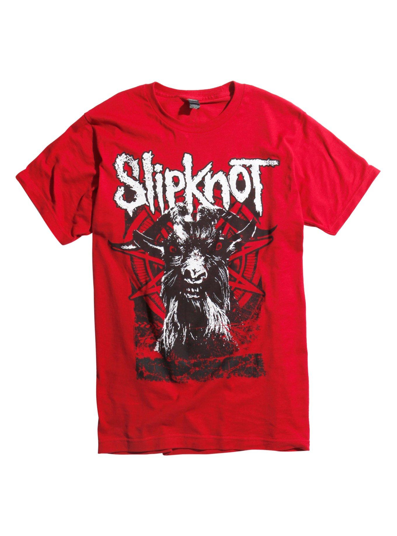 Slipknot Iowa Goat T-Shirt, BURGUNDY, hi-res