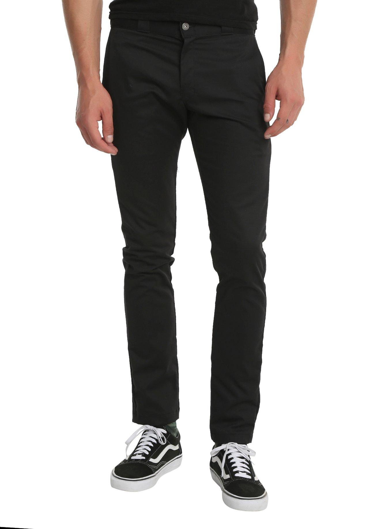 Dickies Men's Slim Fit Straight Leg Work Pant_Black - Work World