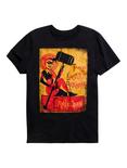 DC Comics Harley Quinn Arkham Institute T-Shirt, BLACK, hi-res