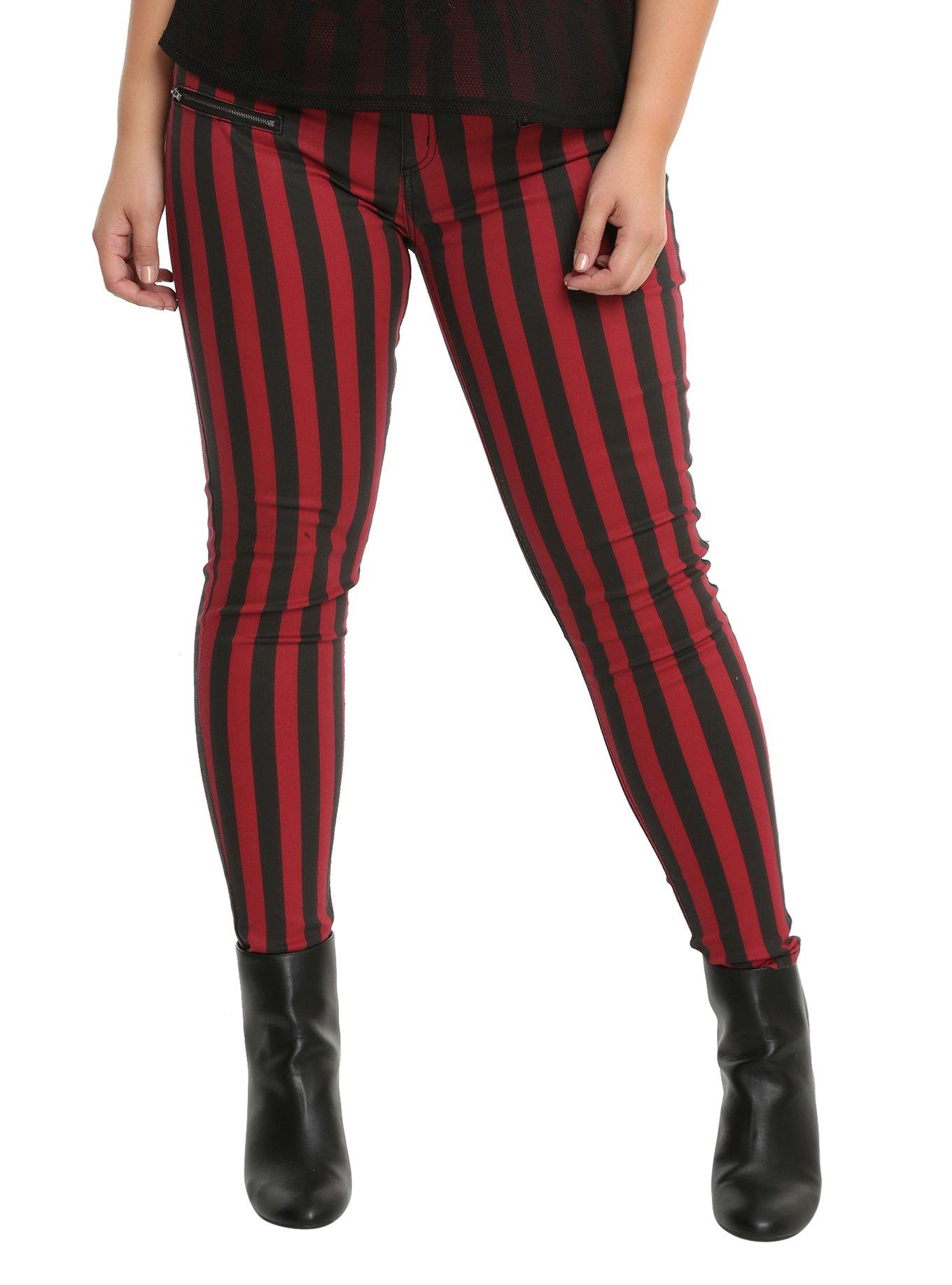 hot topic striped pants