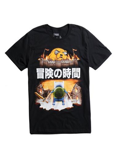 Adventure time attack on titan shirt hotsell