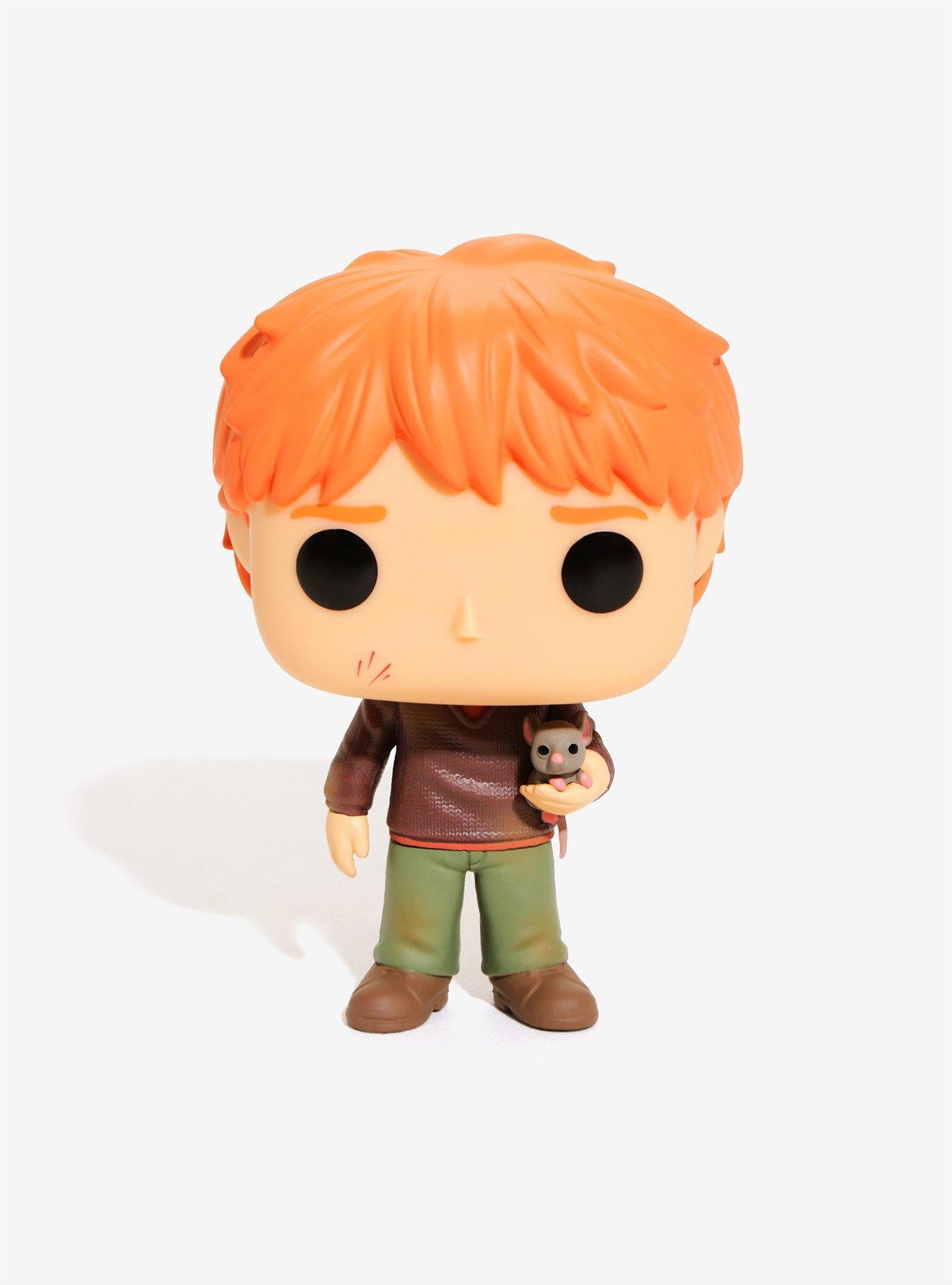  Funko Pop Movies Harry Potter-Ron Weasley with Scabbers Toy :  Funko Pop! Movies: Toys & Games