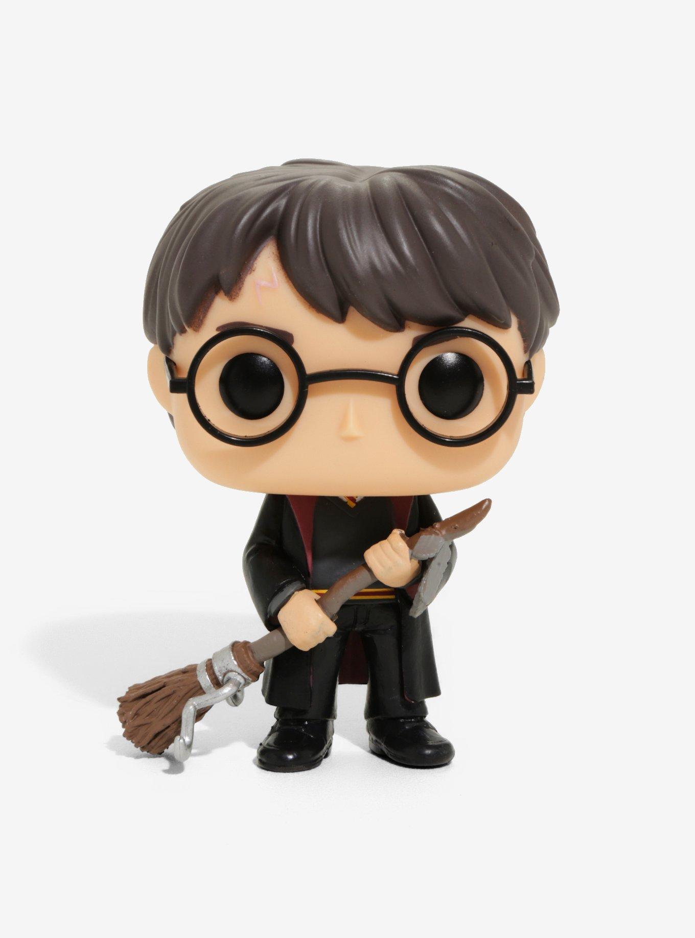 Funko Pop! Harry Potter Harry With Firebolt Vinyl Figure - BoxLunch Exclusive, , hi-res