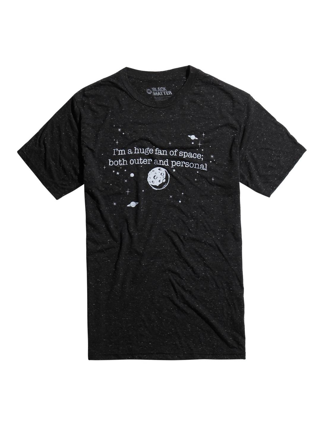 Outer And Personal Space Fan T-Shirt, BLACK, hi-res