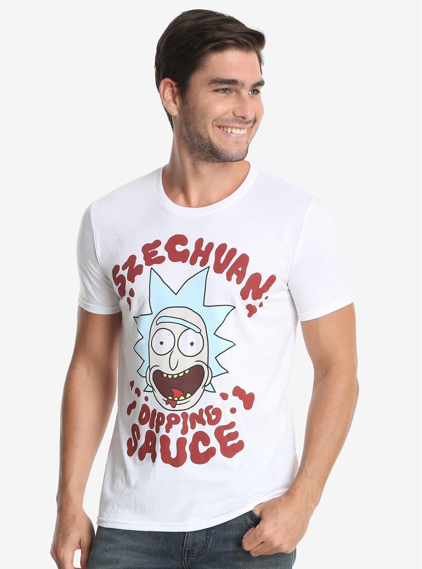 Rick And Morty Szechuan Sauce T-Shirt, WHITE, hi-res