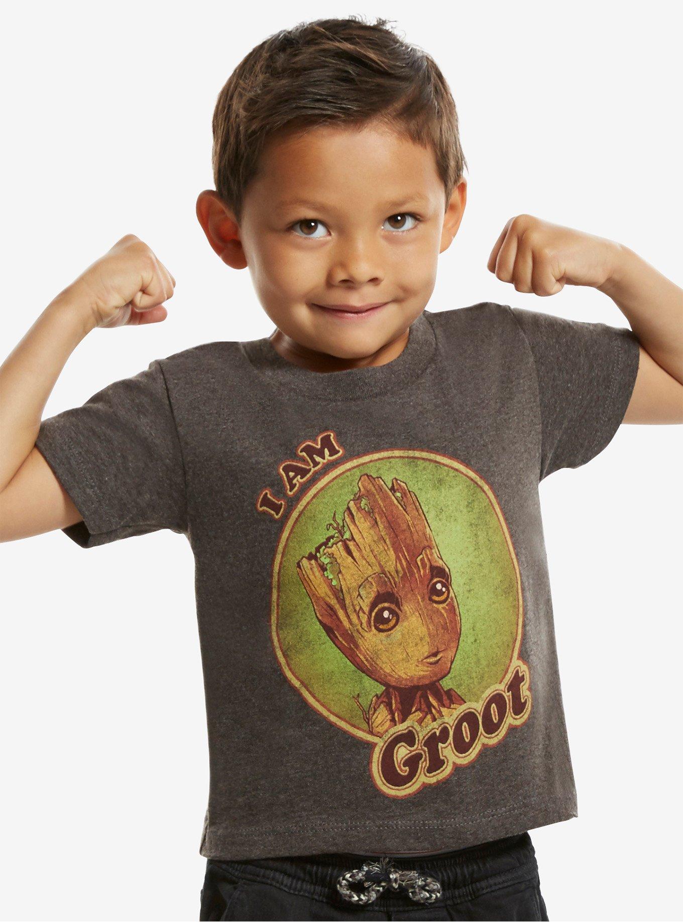 Marvel Guardians Of The Galaxy Vol. 2 Push The Button Toddler Tee, GREY, hi-res