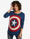 Marvel Captain America Shield Sweater, BLUE, hi-res