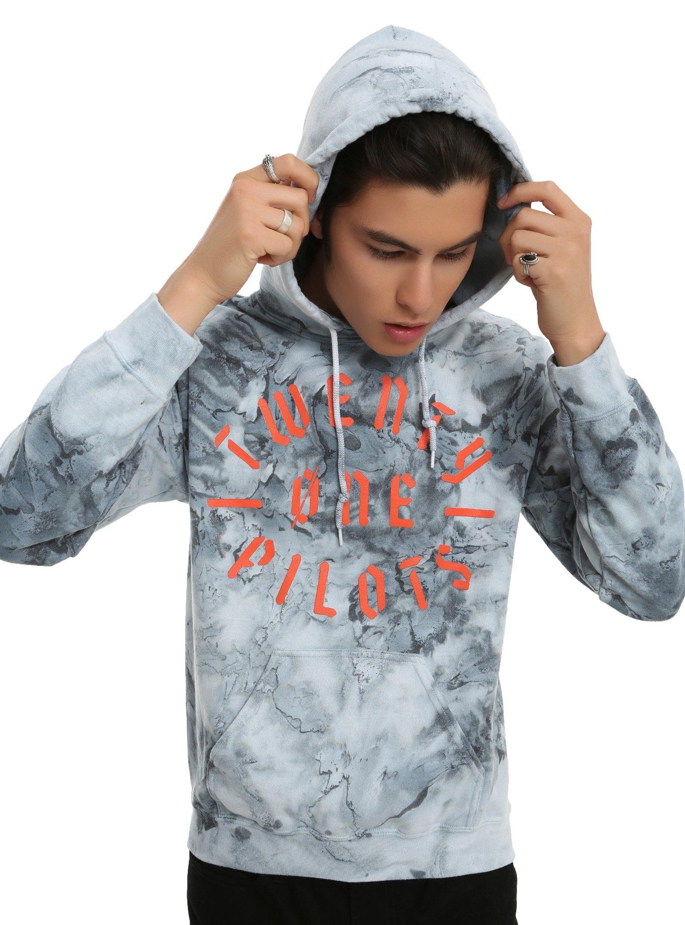 Twenty one pilots tie dye hoodie hot sale