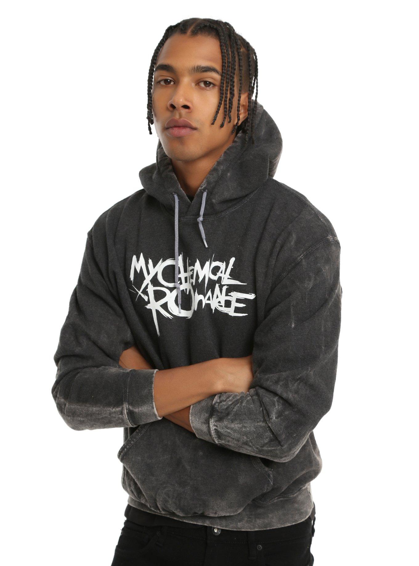 My Chemical Romance The Black Parade Wash Hoodie, BLACK, hi-res