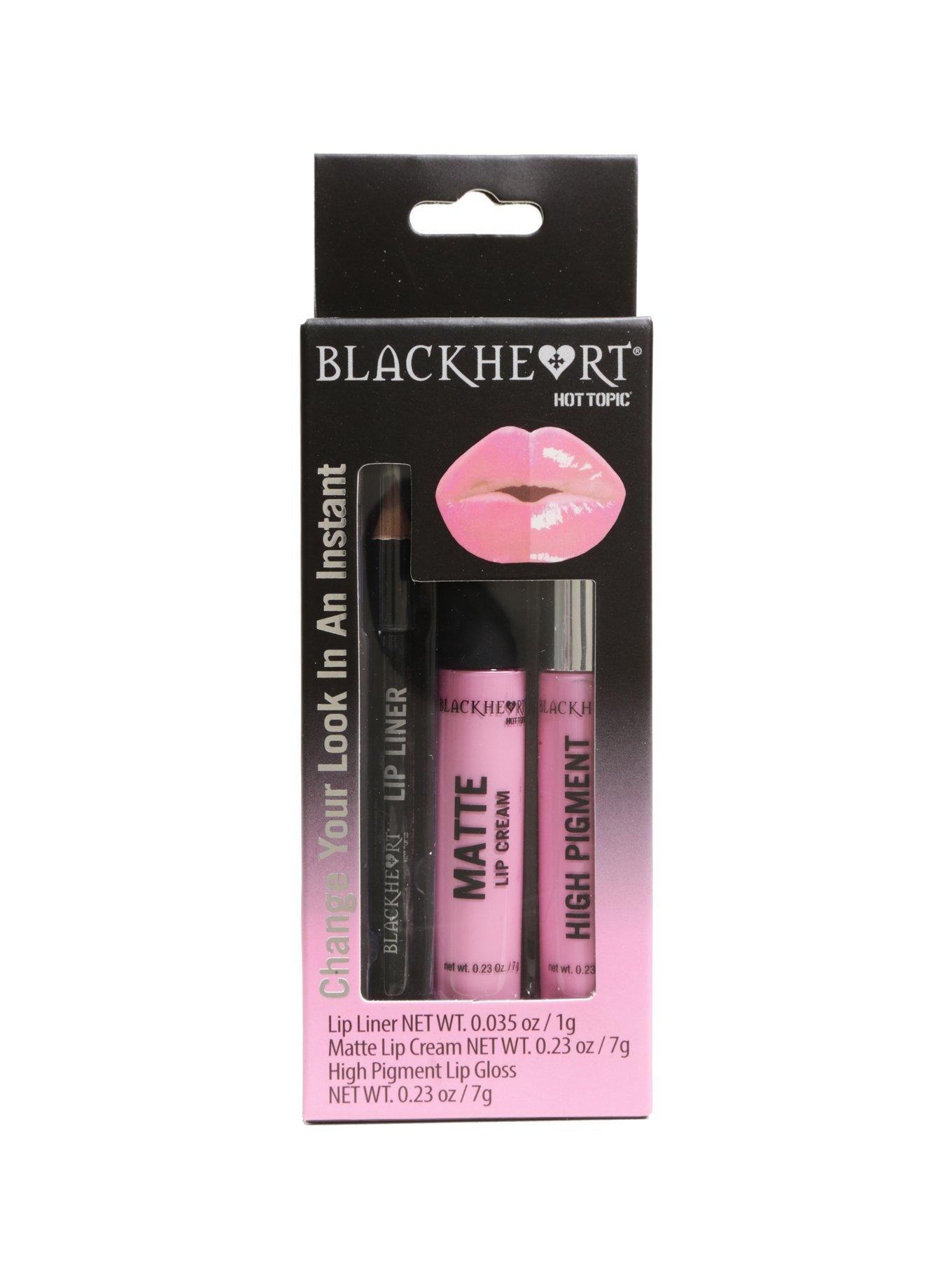 Blackheart Beauty Gloss Matte Lip Kit Pink, , hi-res